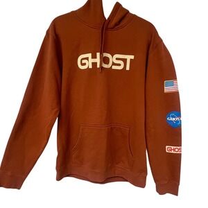 RARE Ghost Space Edition Hoodie 
Rust Orange. Mens Large